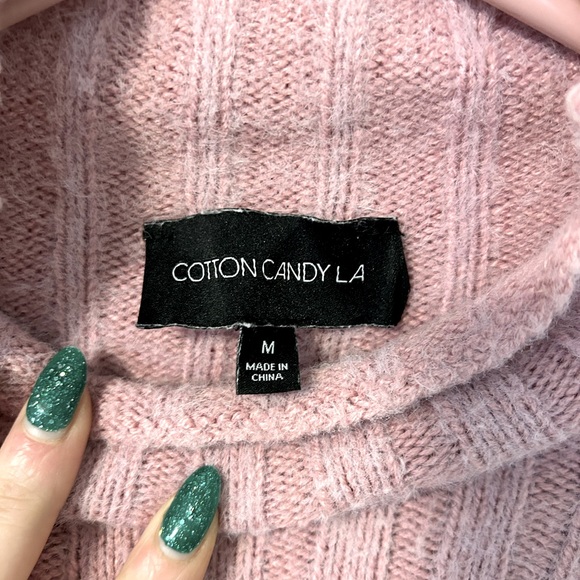 COTTON CANDY LA | Pink Crop Top - Picture 2 of 2